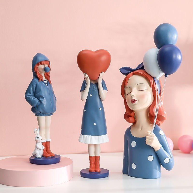 Nordic Wind Department Balloon Girl Swing room Desktop Light Extravagant Small Objects Graduates Day Gift Women