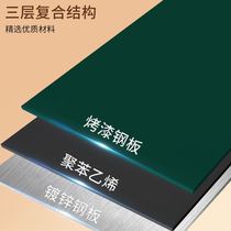 Supply left and right movable combined silver large frame push-pull blackboard dust-free and easy-to-wipe push-pull green board