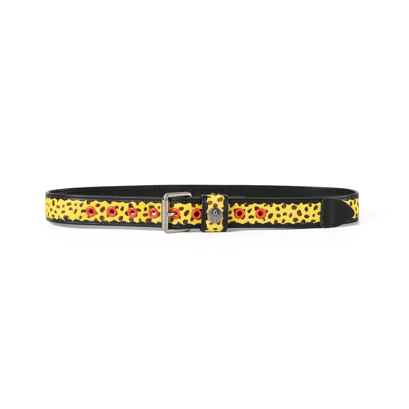 Rebuild of Twelve Leopard Print Horsehair Leather Belt Horsehair Leather Belt