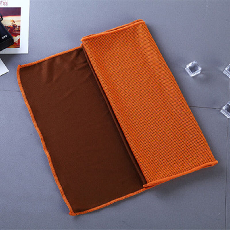 Tinnitus Ice Cold Towels Quick Dry Anti-Heatstroke Ice Towel Cold Sensation Sports Towels Cooler orange 40 * 80cm2 strips of clothing-Taobao