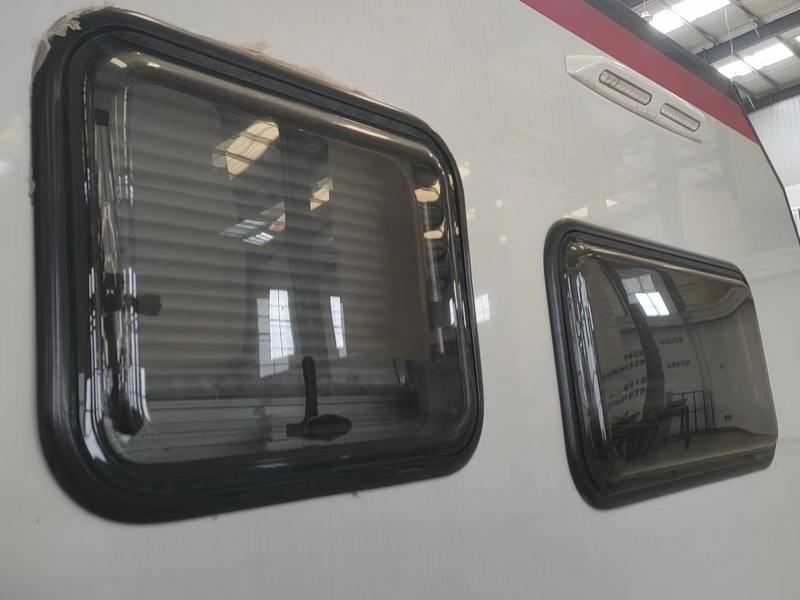 C-Type Rv Double-Layer Acrylic Window, Rv Outward-Opening Window, Hollow Outward-Opening Window, Trailer Window Assembly, Thermal Insulation