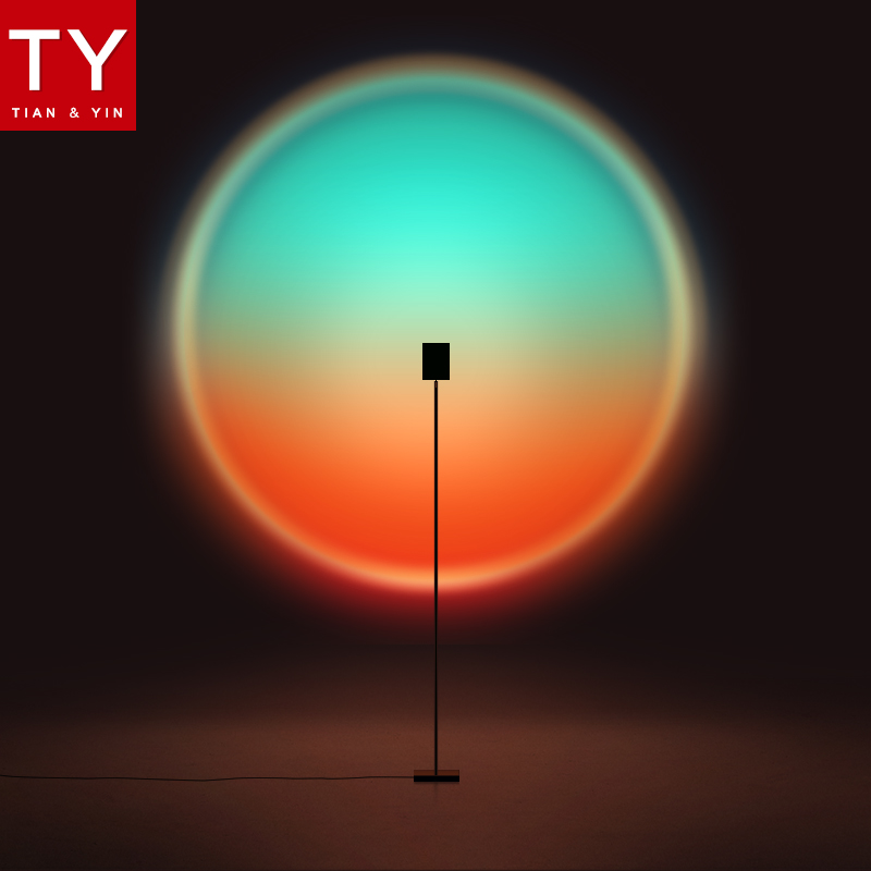 Tianyin Daybreak Light Sunset Light New Sunset Evening Atmosphere Light Sunset Ground Light Sunset Light Floor Lamp