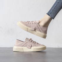 4 14D ten thousand people plant grass -- Amy Designer -- new womens shoes breathable pink board shoes female summer with shallow mouth