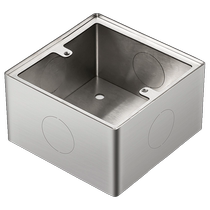 Type 86 surface-mounted bottom box switch socket junction box metal stainless steel surface box thickened concealed modified surface-mounted bottom box