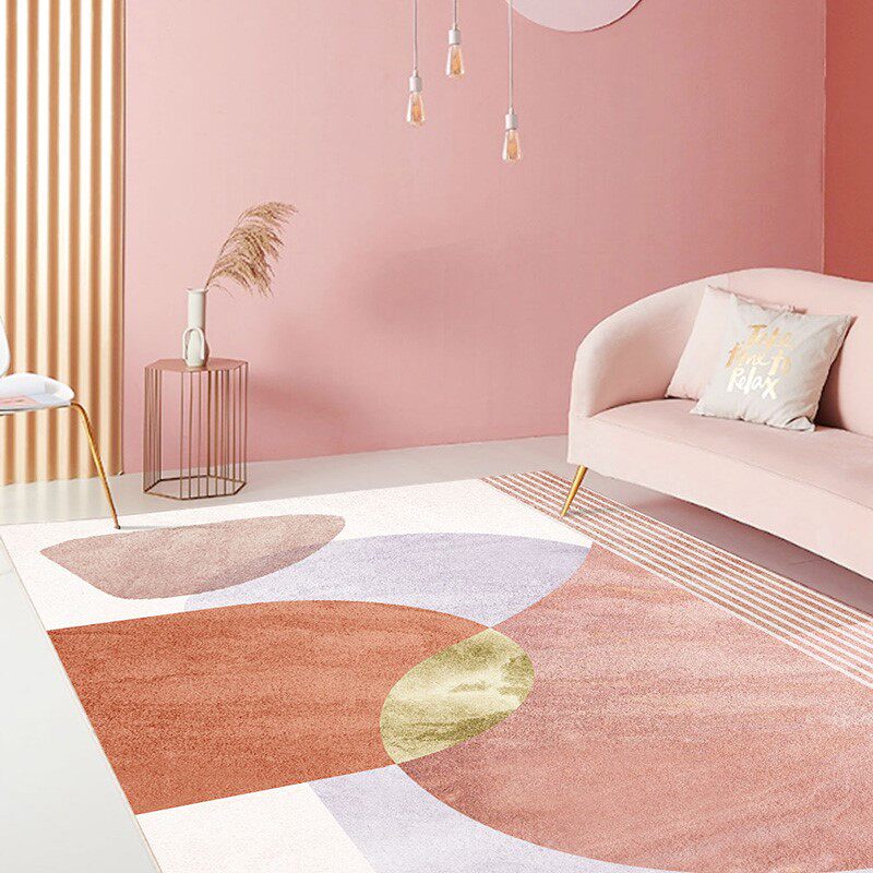 Nordic style simple carpet bedroom living room light luxury girl room coffee table bedside sofa floor mat large area home