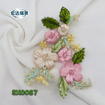 Vintage Flowers Embroidered Silk Ribbon Embroidered Dress Vintage Dress Vintage Clothing Diylace Embroidered Dress Decorative Accessories