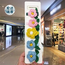 Hand hook wool line flower hair clip girl child Liu Haiclip South Korean ins cotton thread hair accessories Side Duckbill Clip
