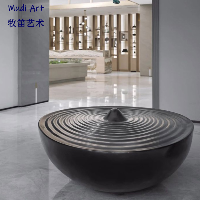 SamplesHouseCenterGlass Fiberglass Water Ripple Water Drop Water Drop Distribution Zen Art Instruments Sculpture