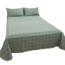 Printiless goods all cotton wash cotton sheet single piece 100 pure cotton single person to single school dorm pillow set 3 piece