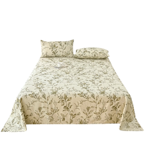 Hardless finished thickening pure cotton grinding bed single piece of cotton dormitory small fresh single piece set in winter cotton dormitory