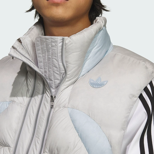 Adidas/阿迪达斯 Модный удерживающий тепло жилет подходит для мужчин и женщин с пухом, официальный продукт, свободный крой