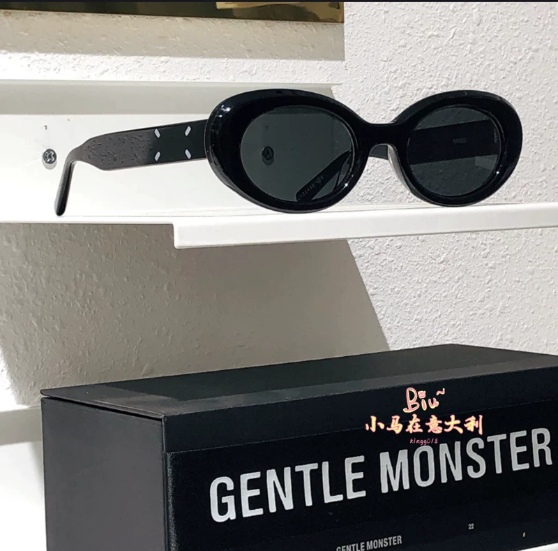 [Maison Margiela x GENTLE MONSTER GM совместный бренд овальные солнечные очки MM005]
