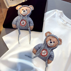 【你的小熊】春夏圆领体桖ins超火T恤