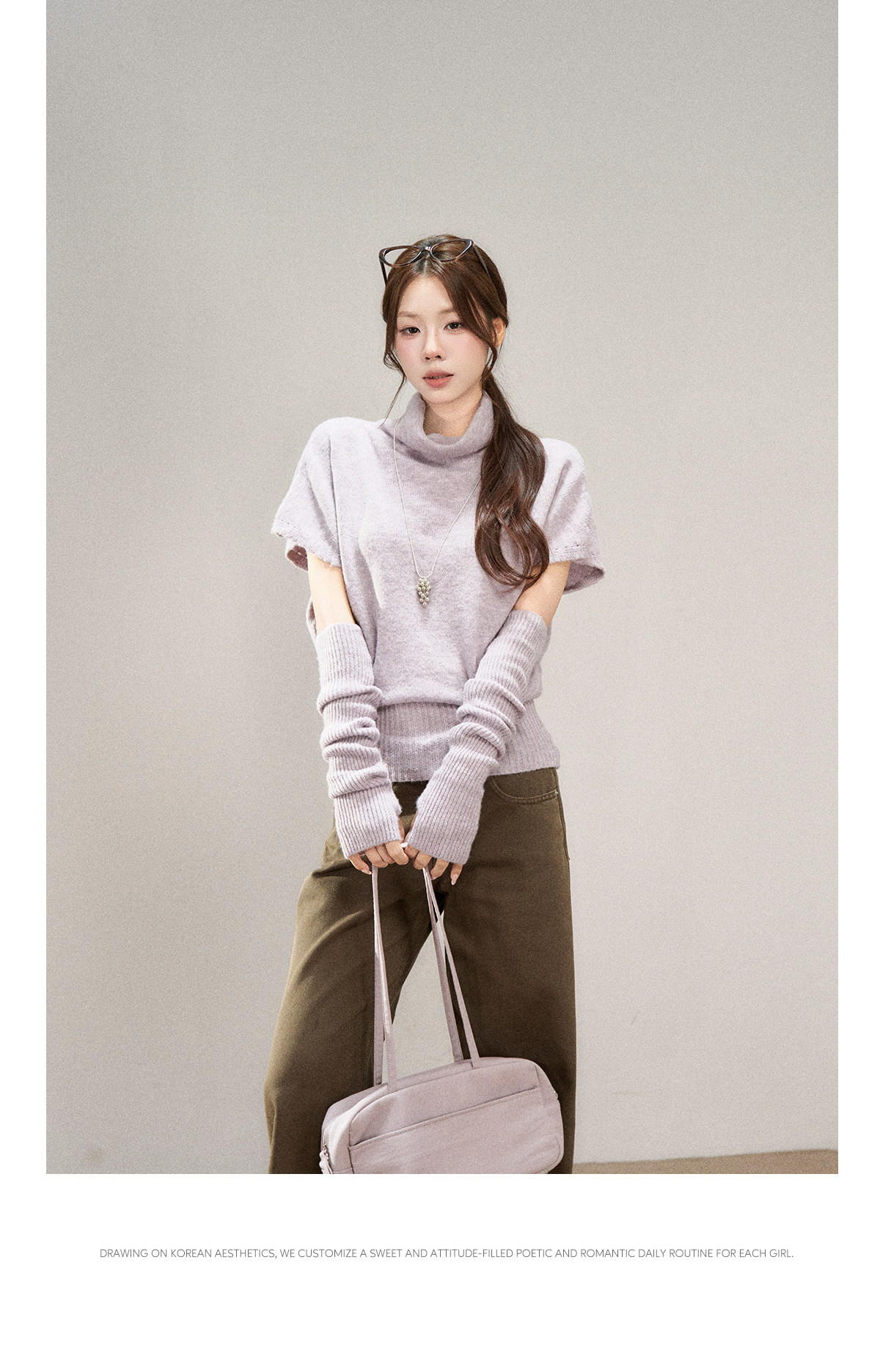 Wildberry Half-Neck Knit Sweater