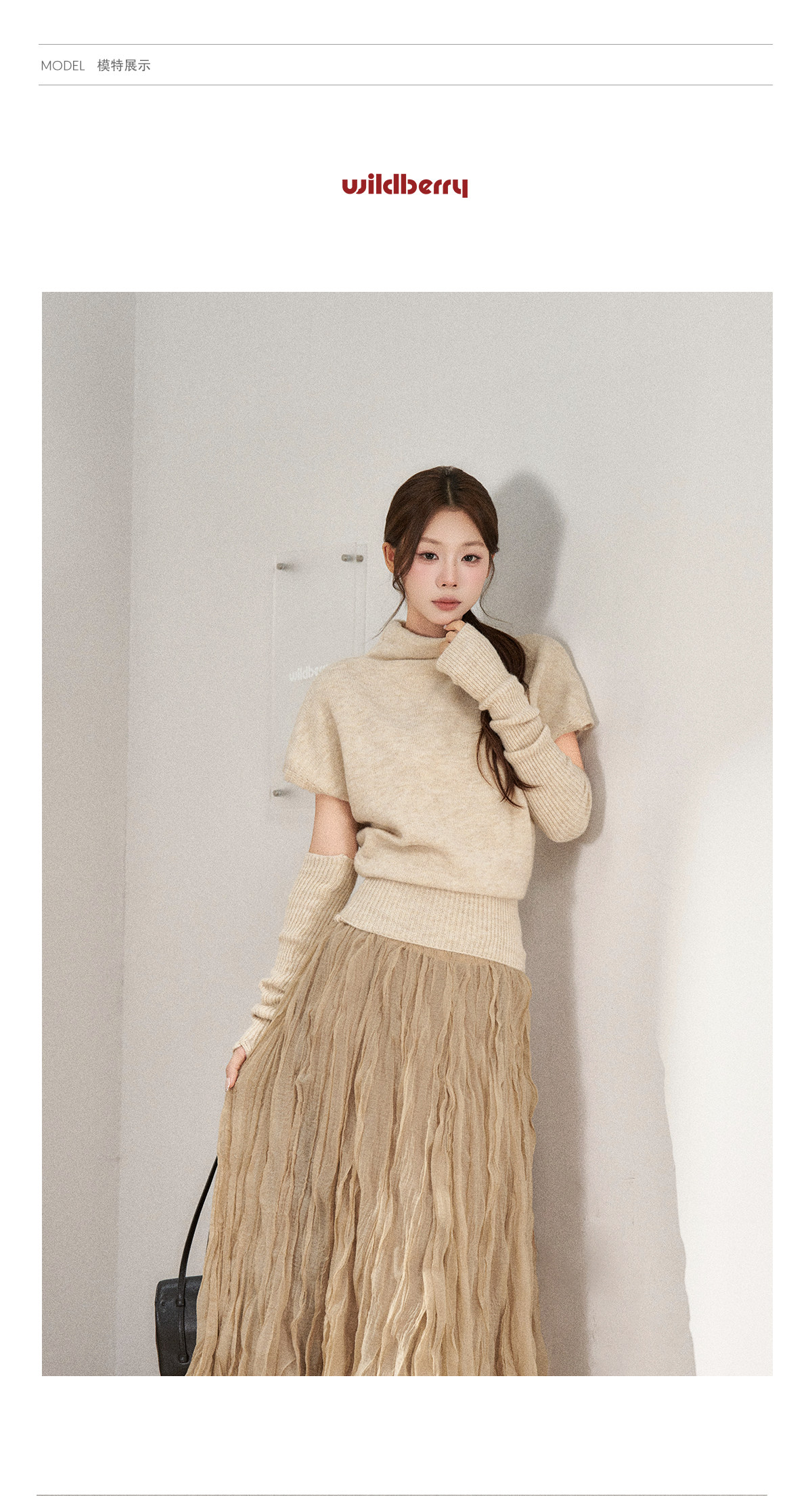 Wildberry Half-Neck Knit Sweater