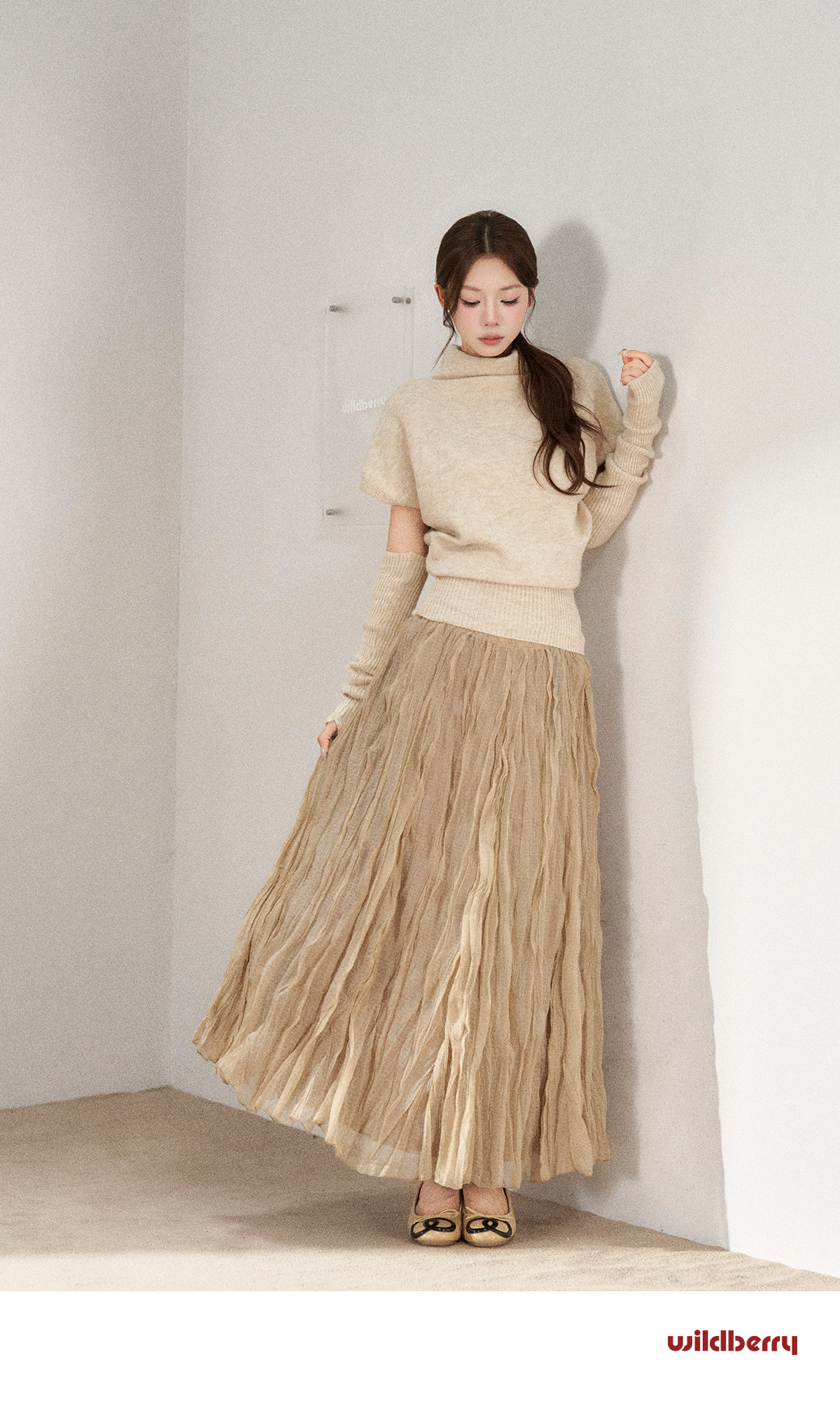 Wildberry Half-Neck Knit Sweater