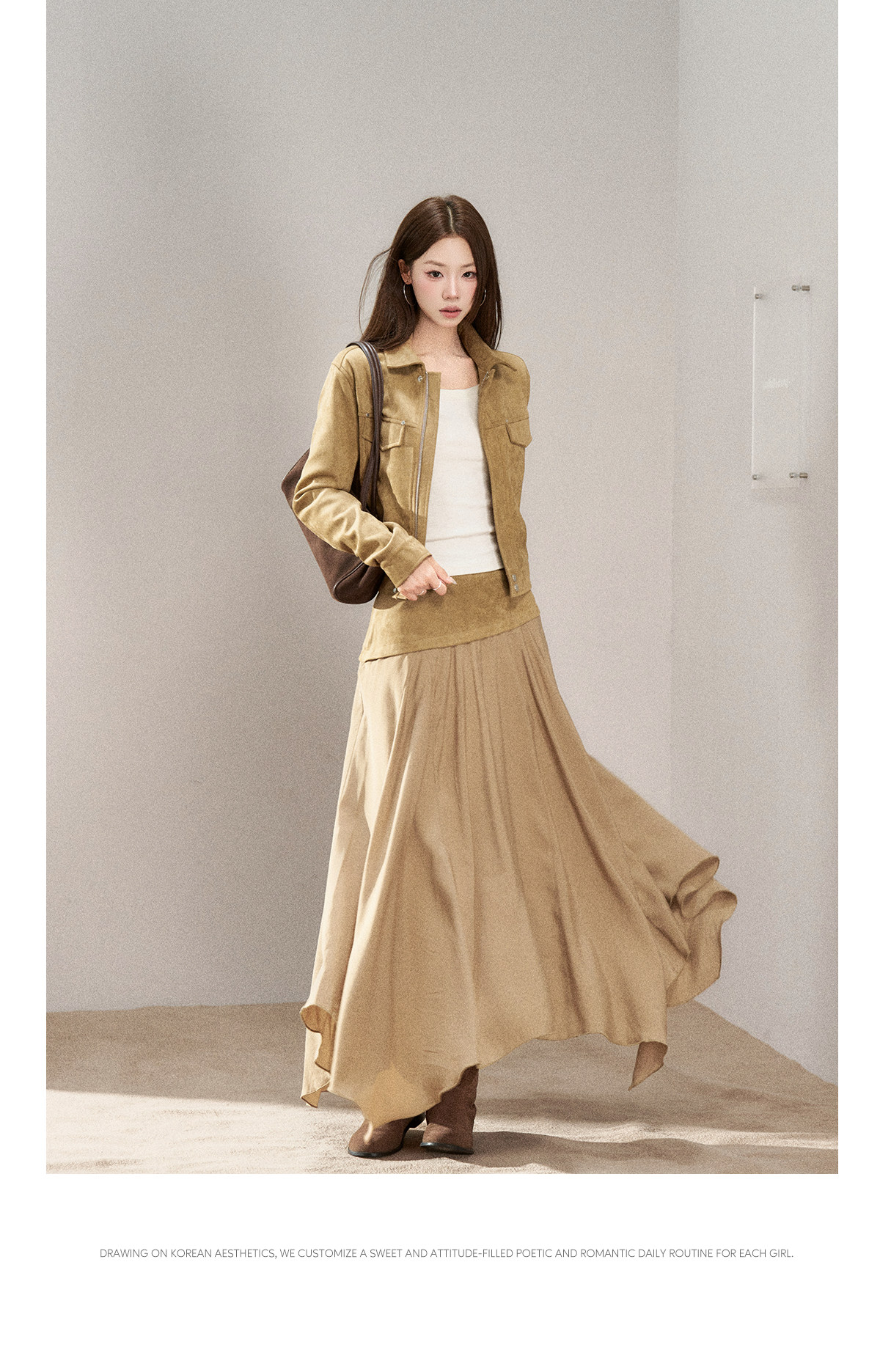 Wildberry Khaki Suede Cargo Jacket