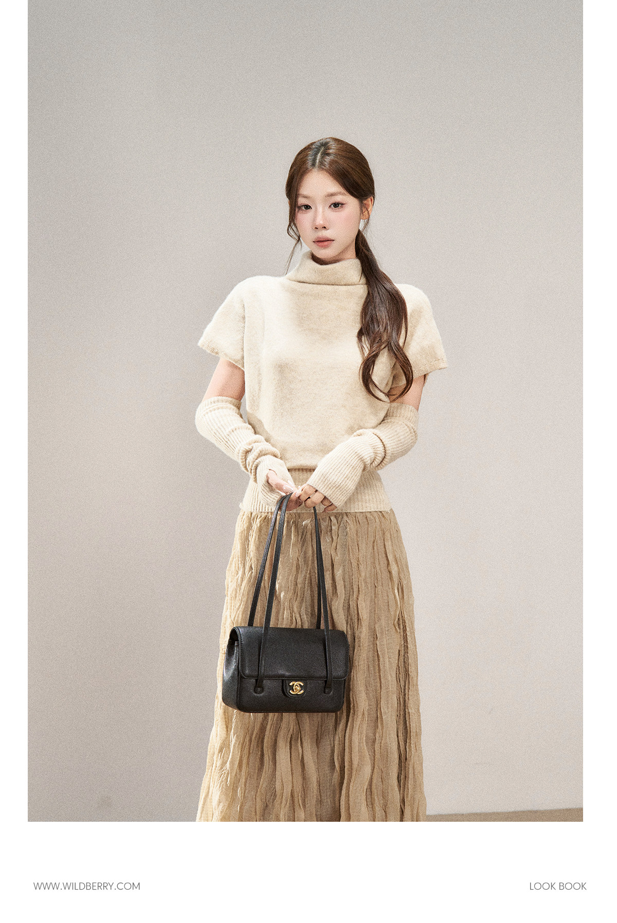 Wildberry Half-Neck Knit Sweater