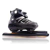 Стальная серая скорость скользящее нож+рюкзак+коленные прокладки+пособие по снижению цены в рукаве.