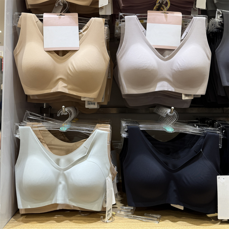 Yijianyou Women's Clothing Wireless Bra Comfortable Barely-There Feel Bra 482666/464334/478982/479192