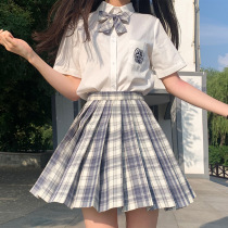Gentle knife jk suit female student college style full set JK uniform summer dress genuine original pleated skirt