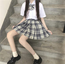 Gentle one knife jk suit full set of female student college style jk uniform skirt genuine summer Japanese original creative skirt