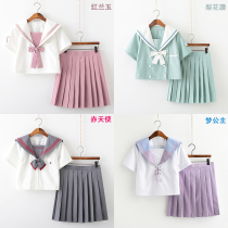 Summer jk uniform skirt genuine full set of primary and secondary school students college style 12-year-old children jk set Girls saber suit 10