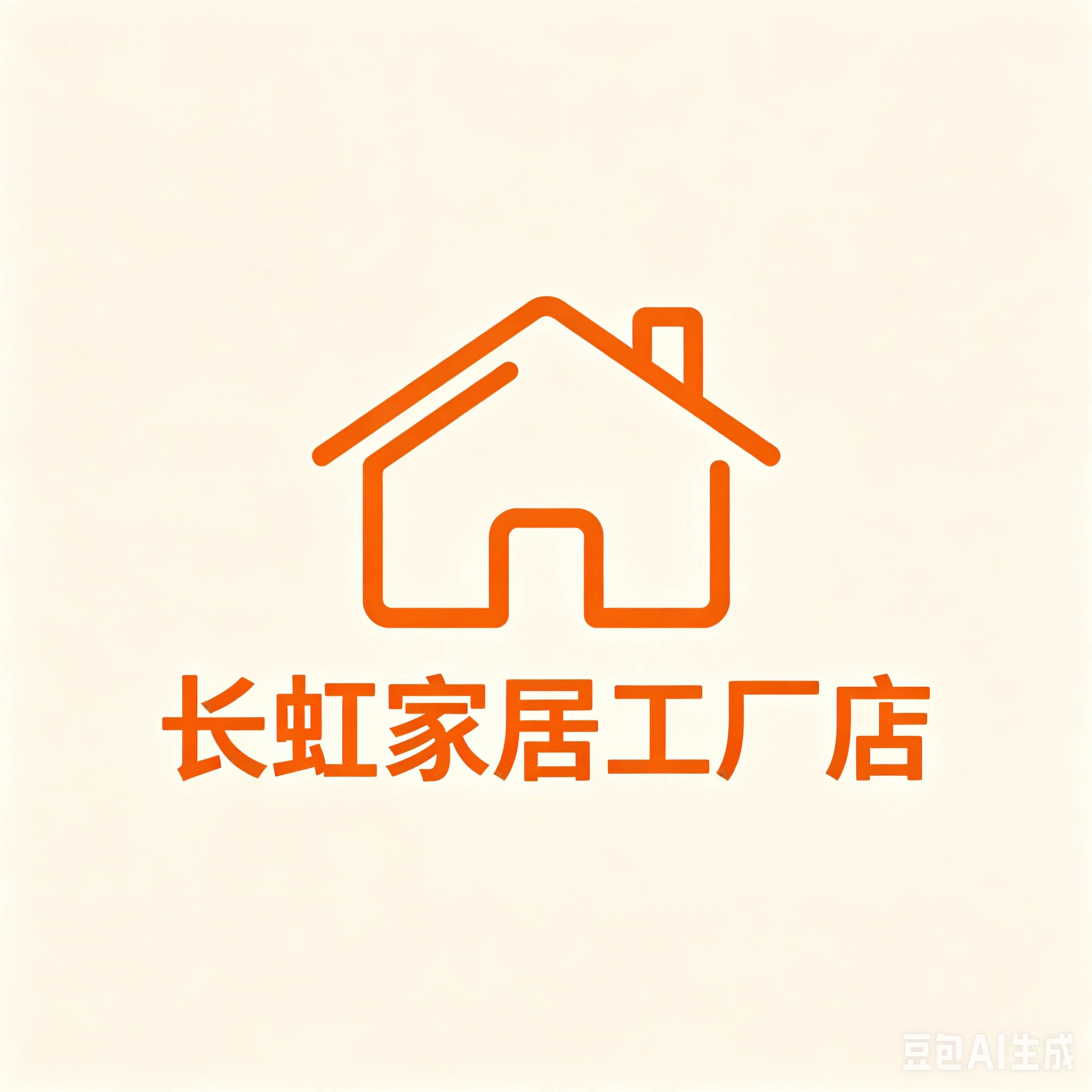 长虹家居工厂店的LOGO
