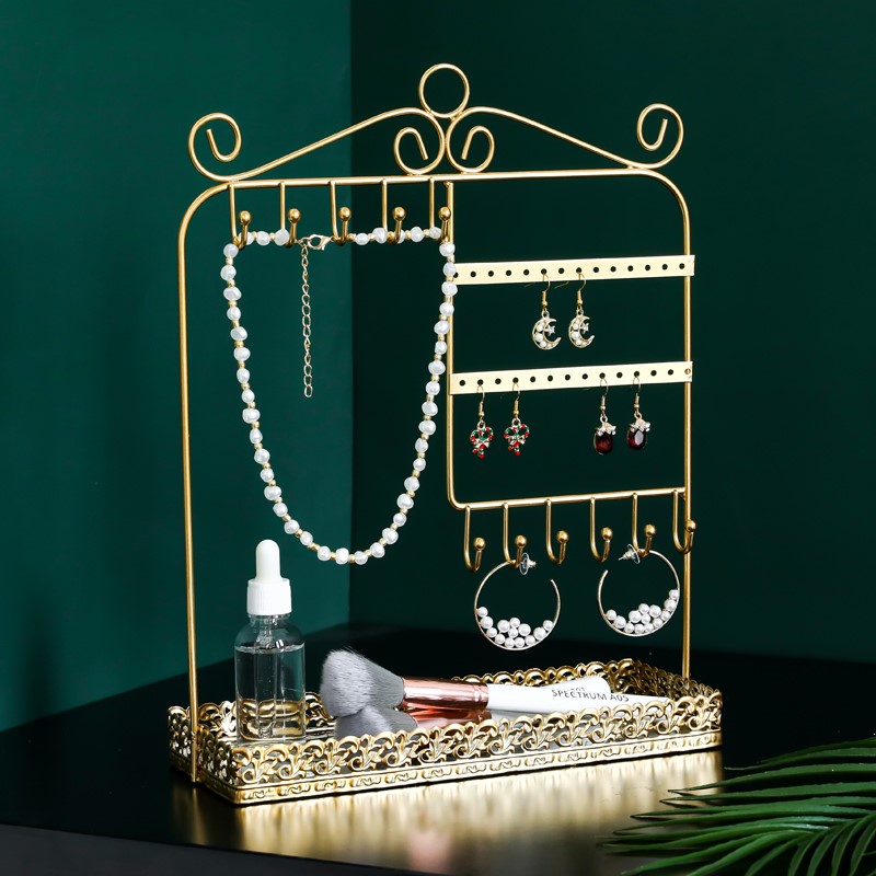 Jewelry Rack Nordic Pendulum Stall Prop Swing Piece Jewelry Tray Ornament Rack Necklace Creative Ear Accessories Table Z