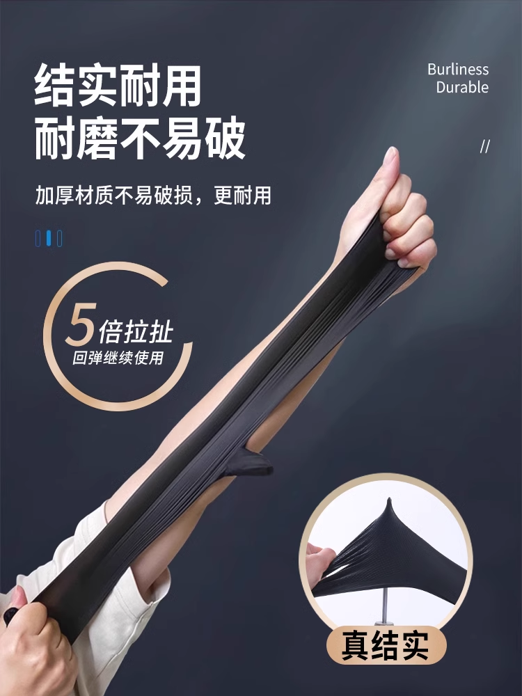 Gloves for Catering, Chef's Kitchen, Cooking, Disposable, Food-Grade Latex, Black, Commercial, Thickened for Cutting Meat