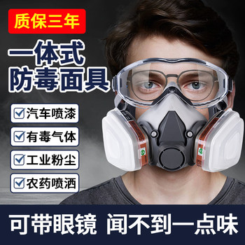 Gas Mask, Mask, Goggles, Integrated Spray Paint, Special Chemical Gas, Hydrogen, Ammonia Gas, Detoxification, Formaldehyde Prevention