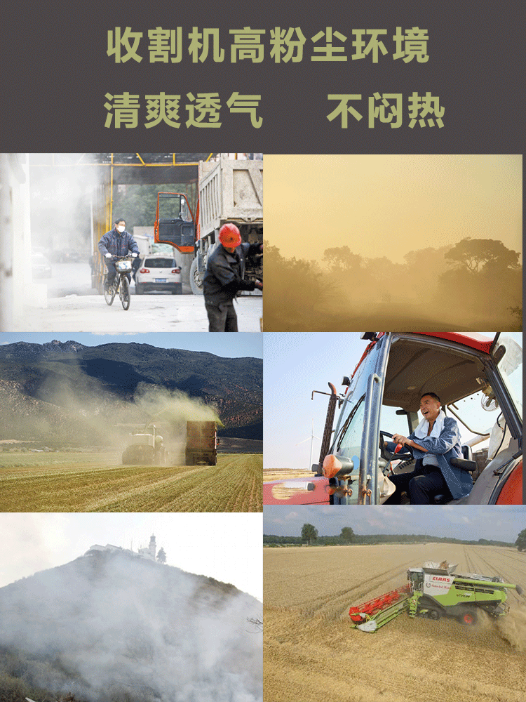 Harvester Electric Air Supply Dustproof Full Face Mask Dust Cap Industrial Dust Mask Full Face Grinding Protection Dust