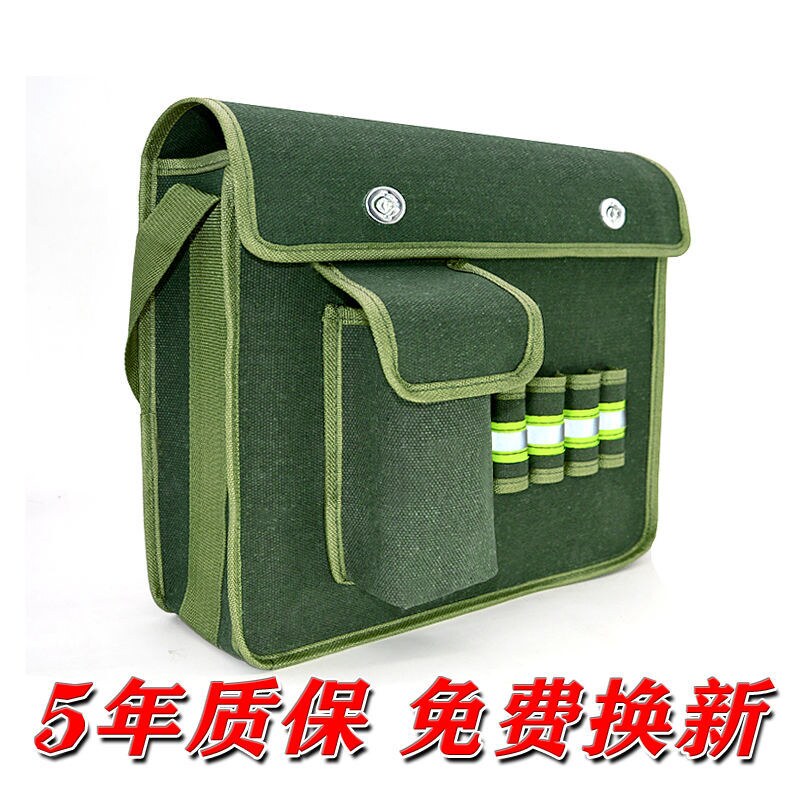 Canvas Kit Thicken Wear large number Repair hardware storage bag Large capacity carpentry multifunction water electrician Package