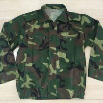 Old - style 87 Camouflage suit with eight - seven copper button - button olive - summer fan 87 old camouflage clothing patches