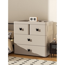 Camellia bedside deepened and thickened drawer storage cabinet baby childrens wardrobe toy storage box multi-layer chest of drawers