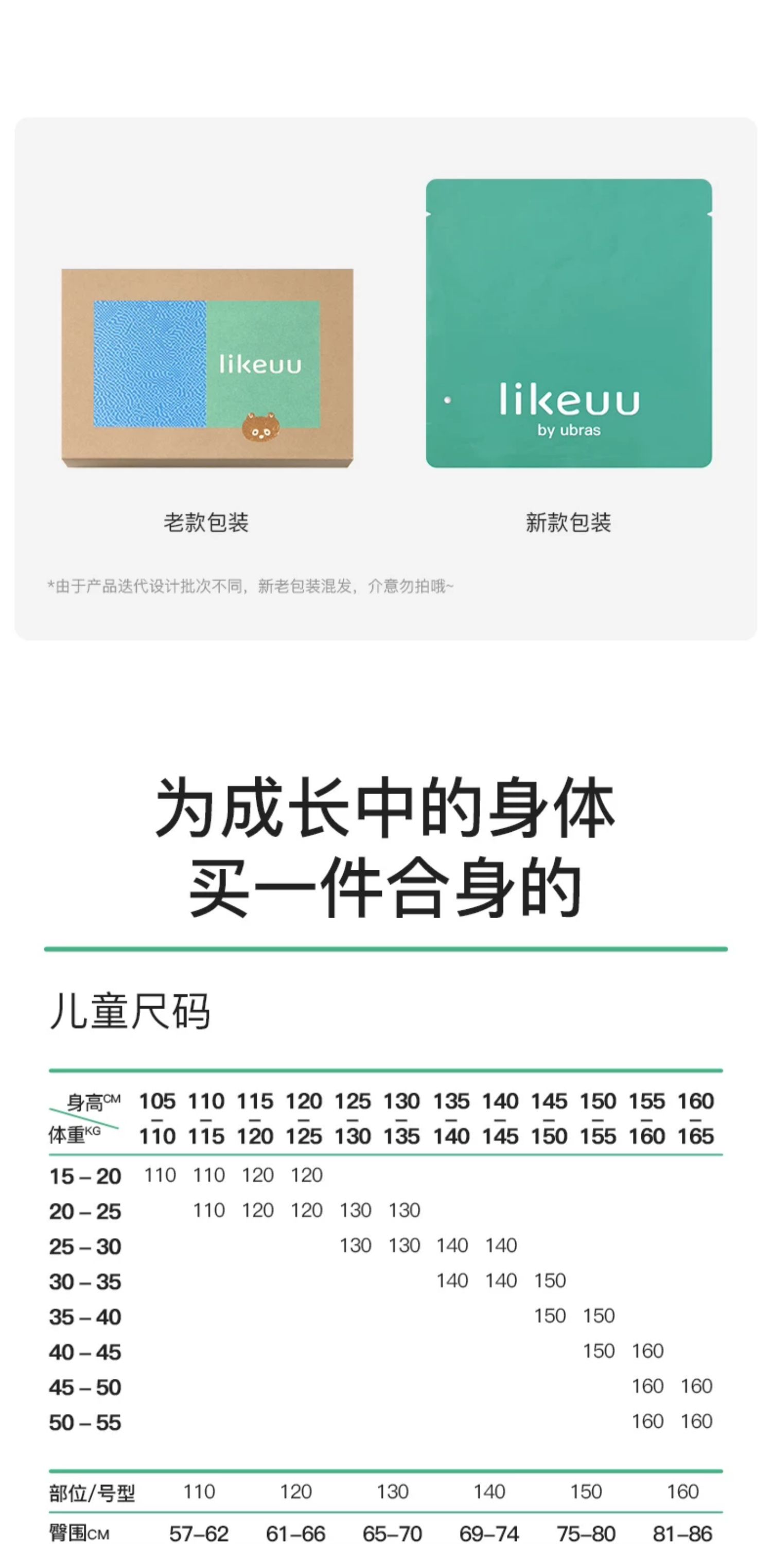 【likeuu专场】ubras旗下likeuu儿童成人纯棉/莫代尔内裤5条装dr — 19