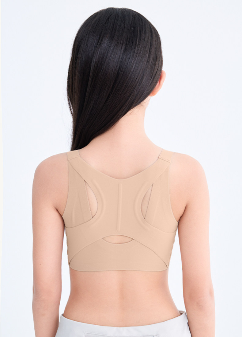 Likeuu Girls' Underwear, Puberty Vest, Student Girl Bra, Youth Hunchback Correction Device — 35
