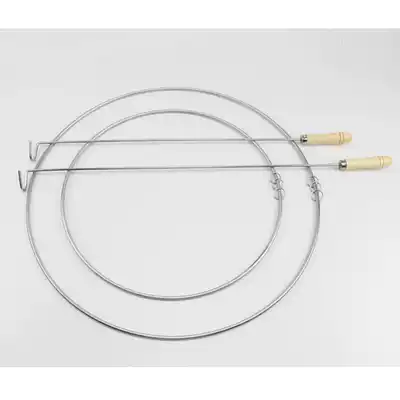 38cm toy iron ring small circle circle fun thickening large solid rolling hand push ring folk 50cm nostalgia