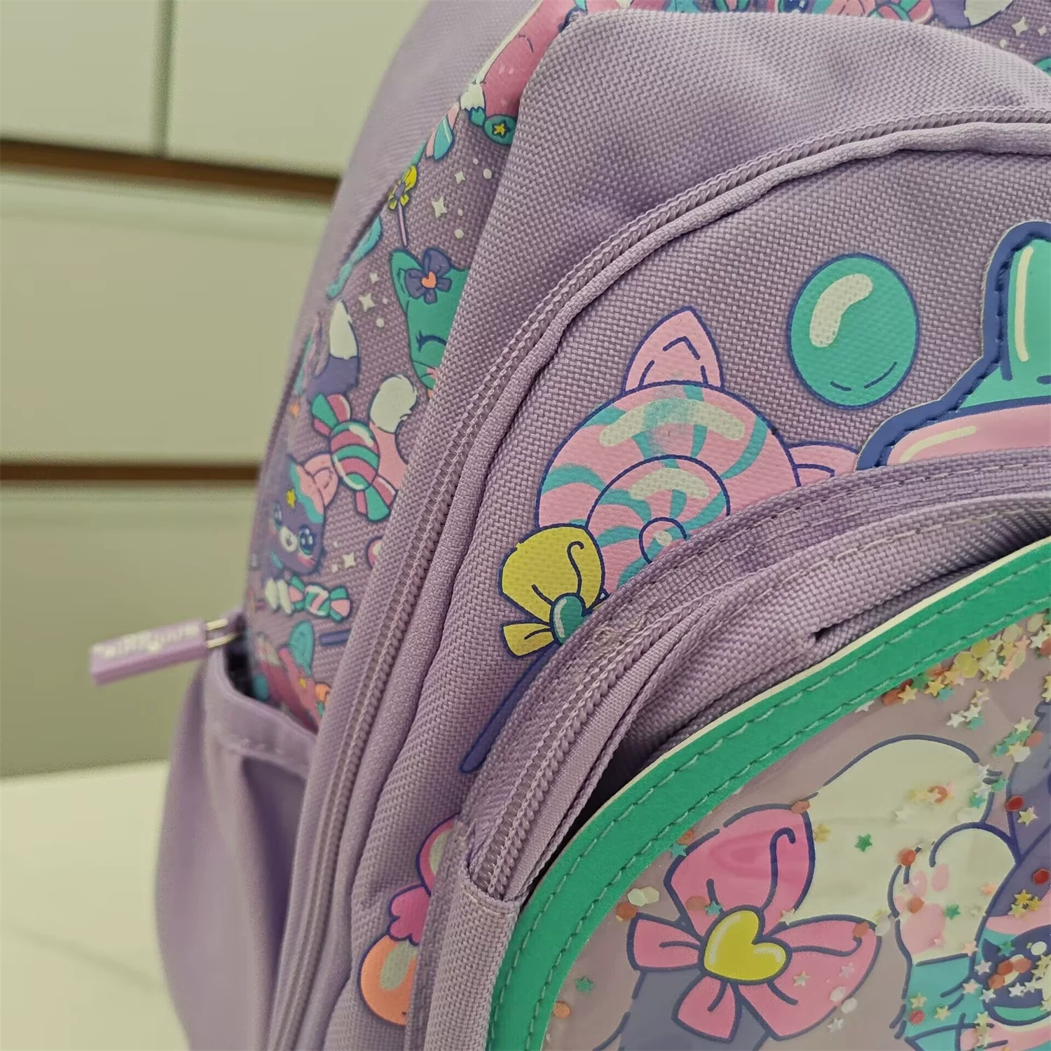 Пurple school bag for early age, backpack, 3-6 years, Birthday gift