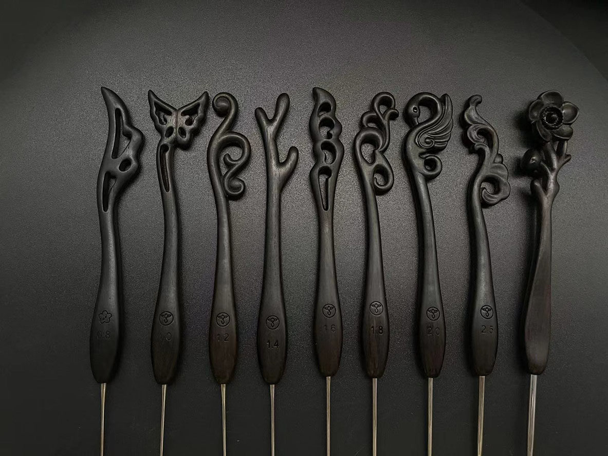 Shanghai Golden Landhook Needle Handle Handle Needle Handle Weaving Tools