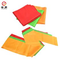 Waist drum square towel Long silk Dance silk Yangge red silk ribbon ribbon Red silk cloth ribbon ribbon red yellow and green square towel