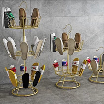 Dodogo bar Airing Shoe Rack Outdoor Balcony Home Simple Multilayer Slippers Rack Creativity Floor Rotary Sunning Machine
