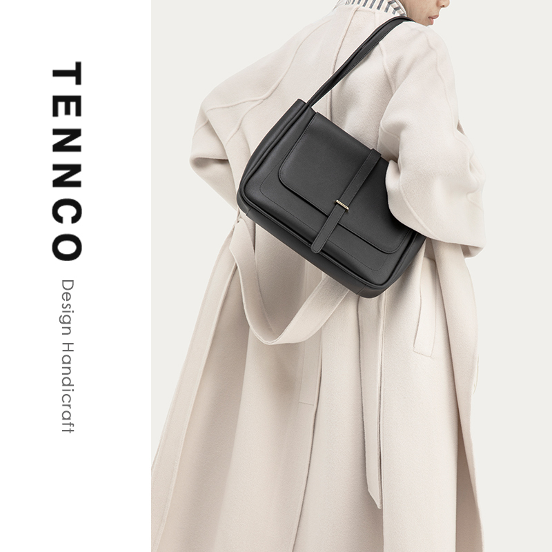 [Special Clearance] Tennco Original [Soft Tote Bag] Niche Commuting Genuine Leather Large Handbag Shoulder Bag