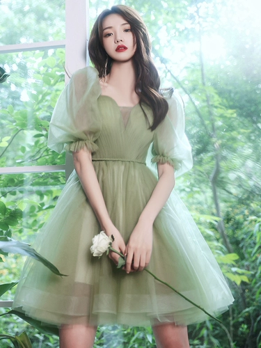 Наряд маленькой принцессы, зеленое платье, подарок на день рождения