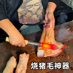 Burning Pig Hair Handy Gadget Electric Iron Hot Pig Head Pig Trotter Removal Tool Small For Home Pig Skin Meat Flipping Machine