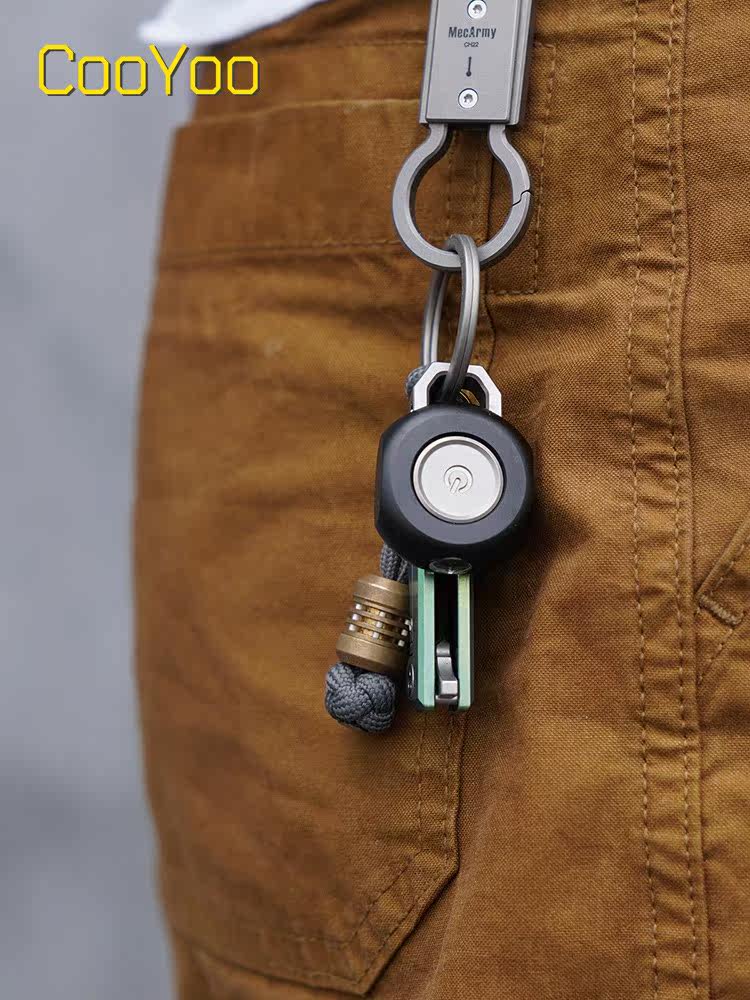 CooYoo Cool Friends CPS6 Keychain Flashlight USB Rechargeable Flashlight Daily Portable Outdoor Mini EDC Flashlight