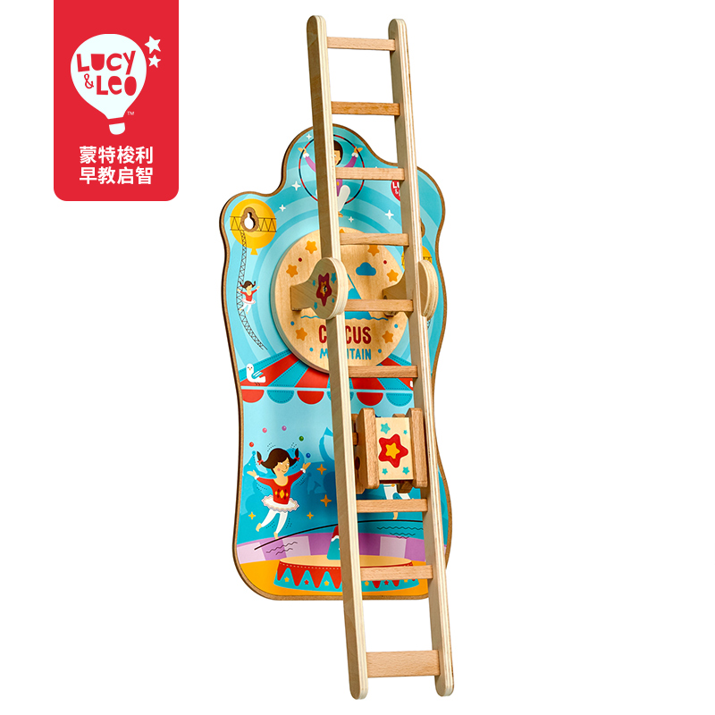 Lucy Leo climbs stairs small man flips down stairs down stairs flips ladders and small people toys nostalgic childhood memories