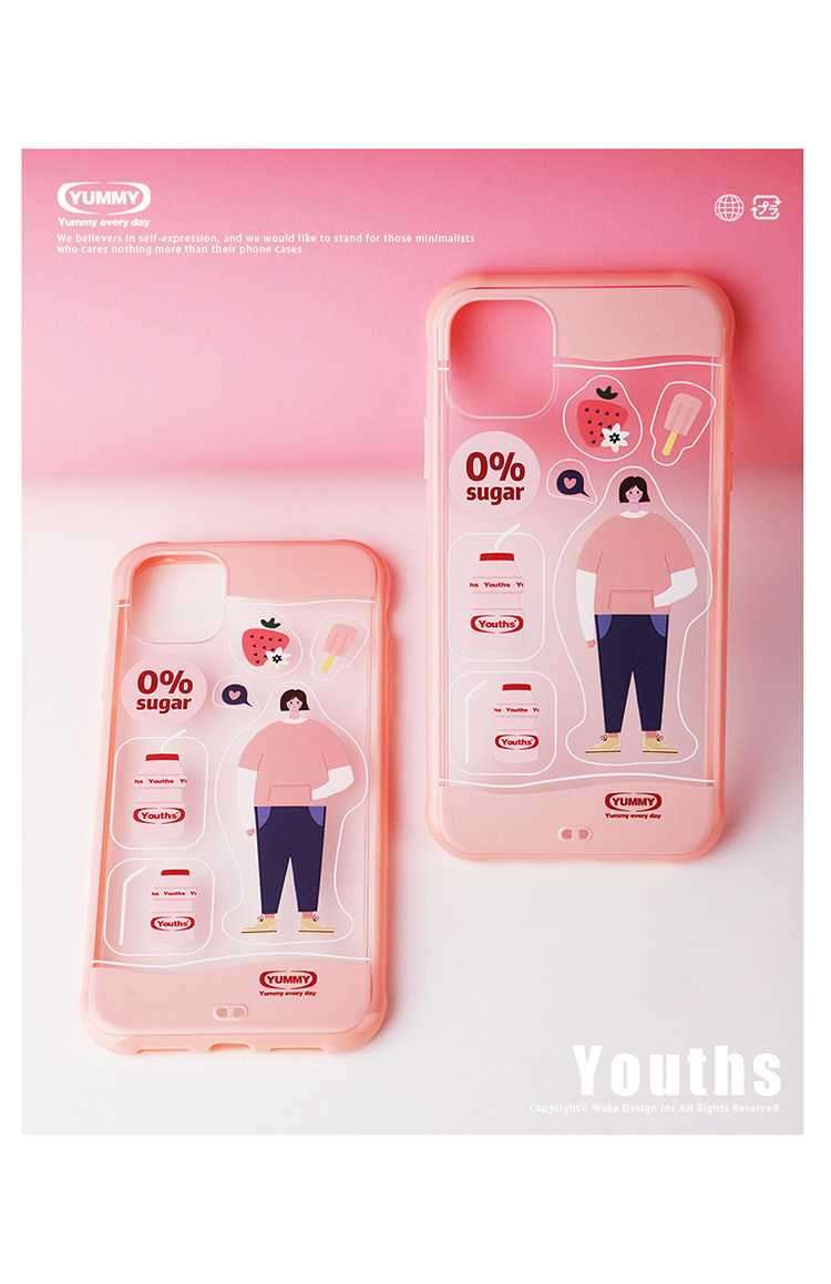 Starry × Shop 適用蘋果12promax手機殼新款透明創意防摔iphone11軟硅膠