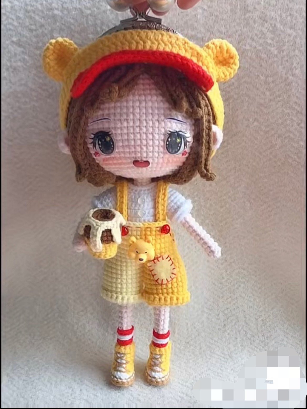 Ice soda Victor Gold Bag 8 5 - 10 5 hook needle decomposed tutorial diy hand wool hook knit