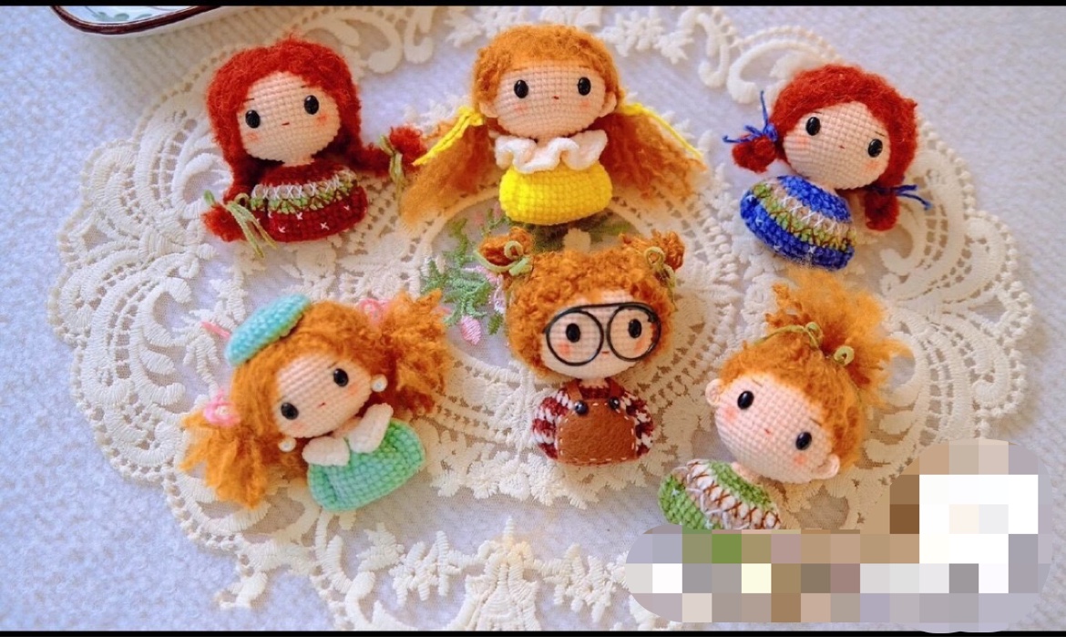 Girl's chest hook needle graphics electronic edition hookweaving tutorial diy hand wool woven diagram